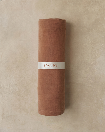 Calm Connect Nursing Cover | Luxury Breastfeeding Cover | OVUM Clay